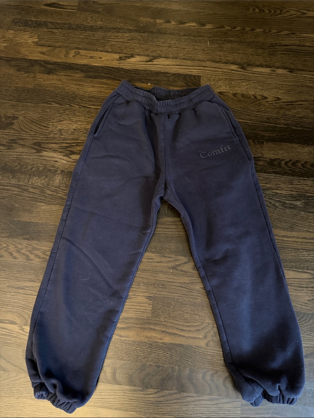 Comfit Women's Navy Fleece Jogger Pants